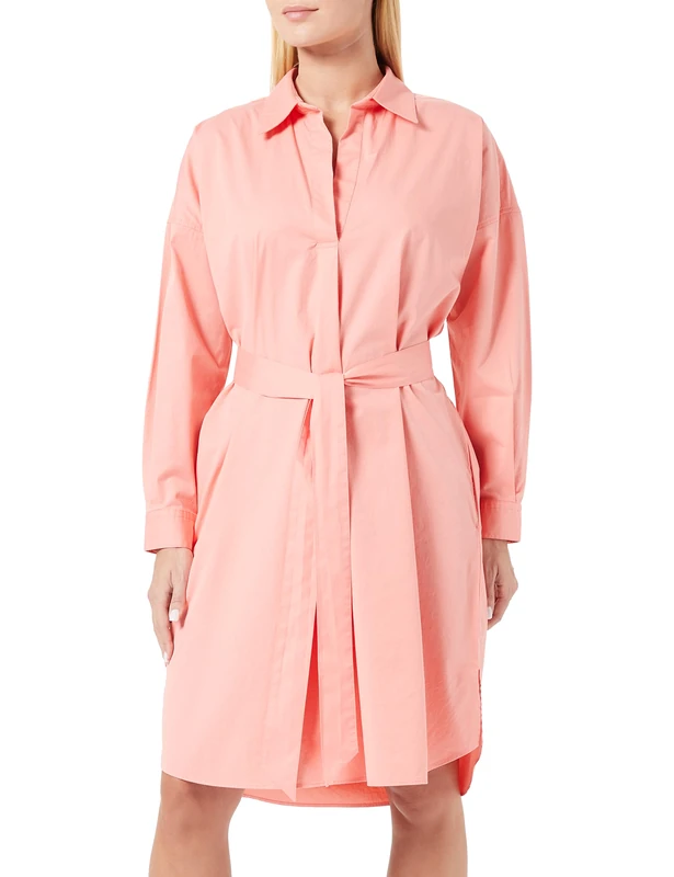 BOSS Women's C_Detelizza Dress, Light/Pastel Red637, 42 - Image 1