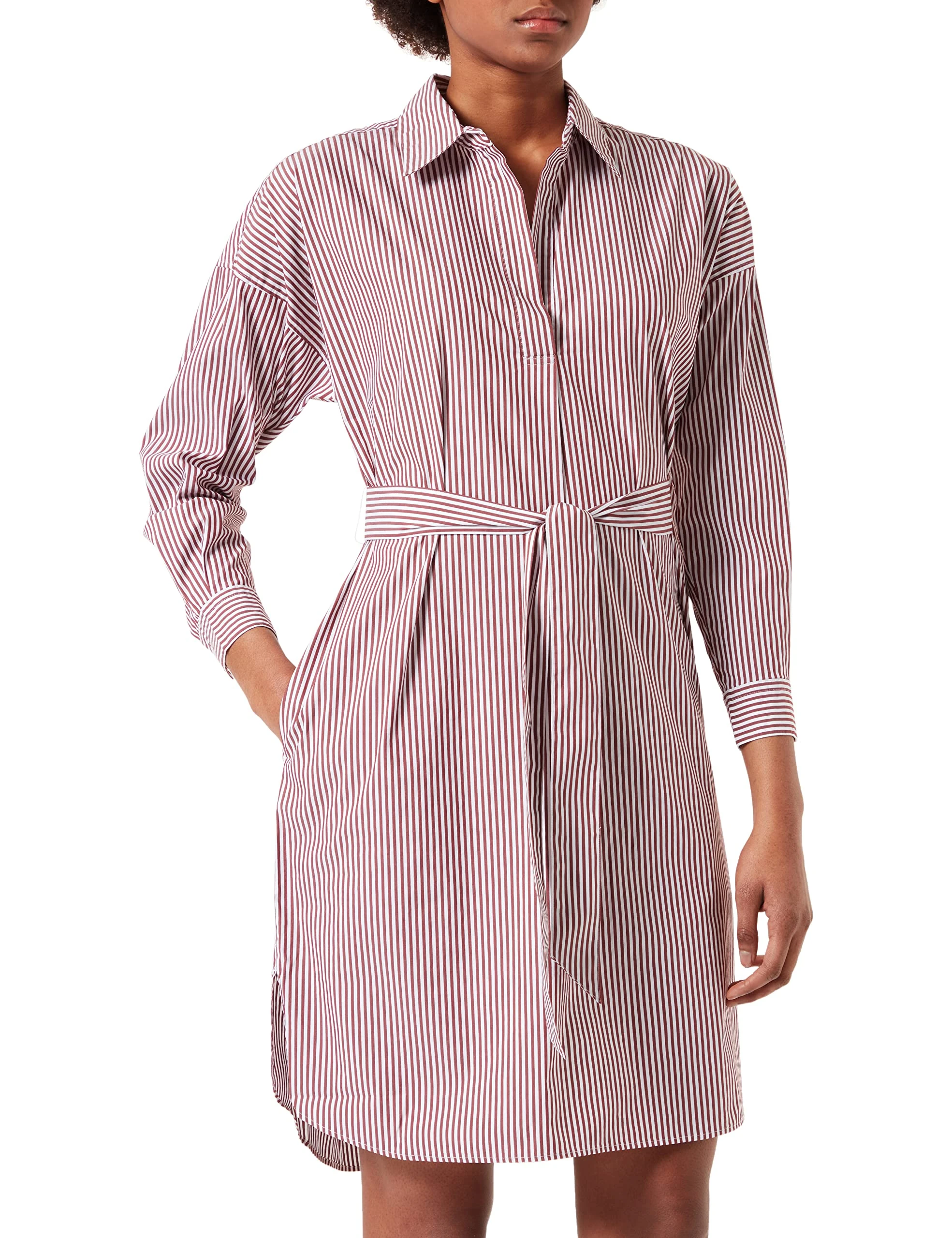 BOSS Women's C_Detelizza Dress, Dark Red606, 38