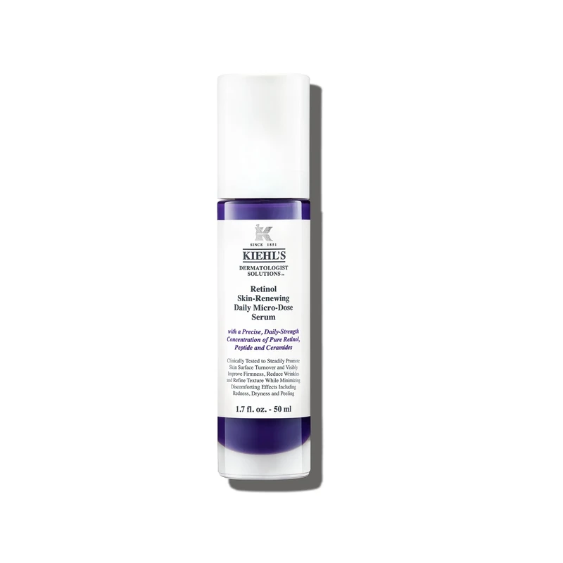 Kiehl's Retinol Skin-Renewing Daily Micro-Dose Face Serum, Reduces the Appearance of Wrinkles, Firms Skin, Smooths Skin Texture, 50ml