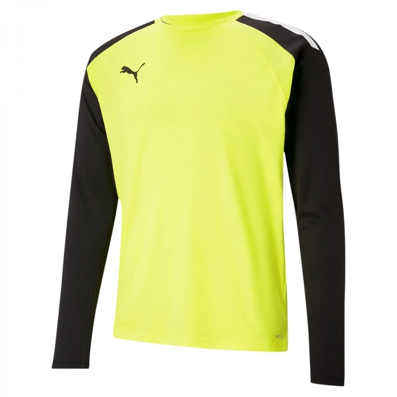 PUMA Mens Teampacer Gk Jersey Long Sleeve T-Shirt, Fluo Yellow-puma Black-puma White, M EU