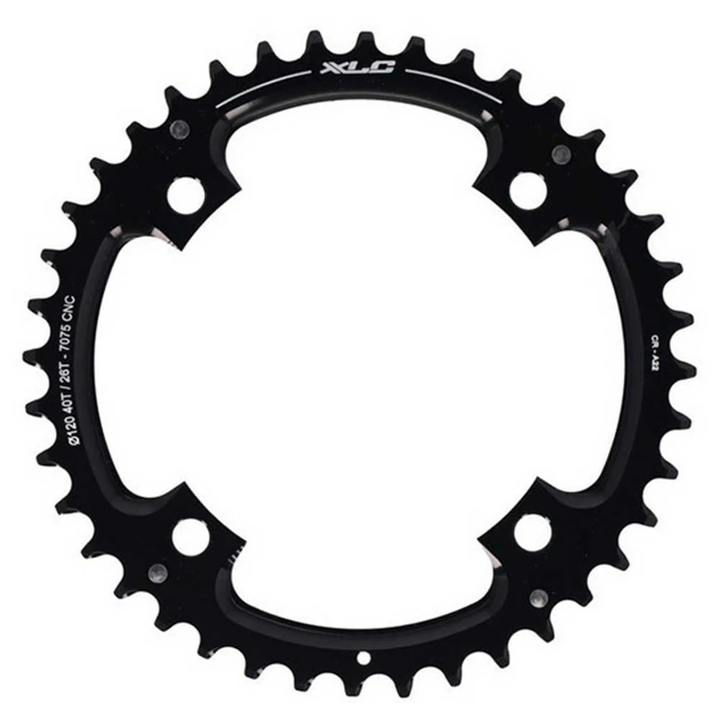 XLC CR-A22 Plate 40D 120 BCD 4 Holes SRAM 2 x 10 V, Adult Unisex, Multicoloured (Multicoloured), One Size