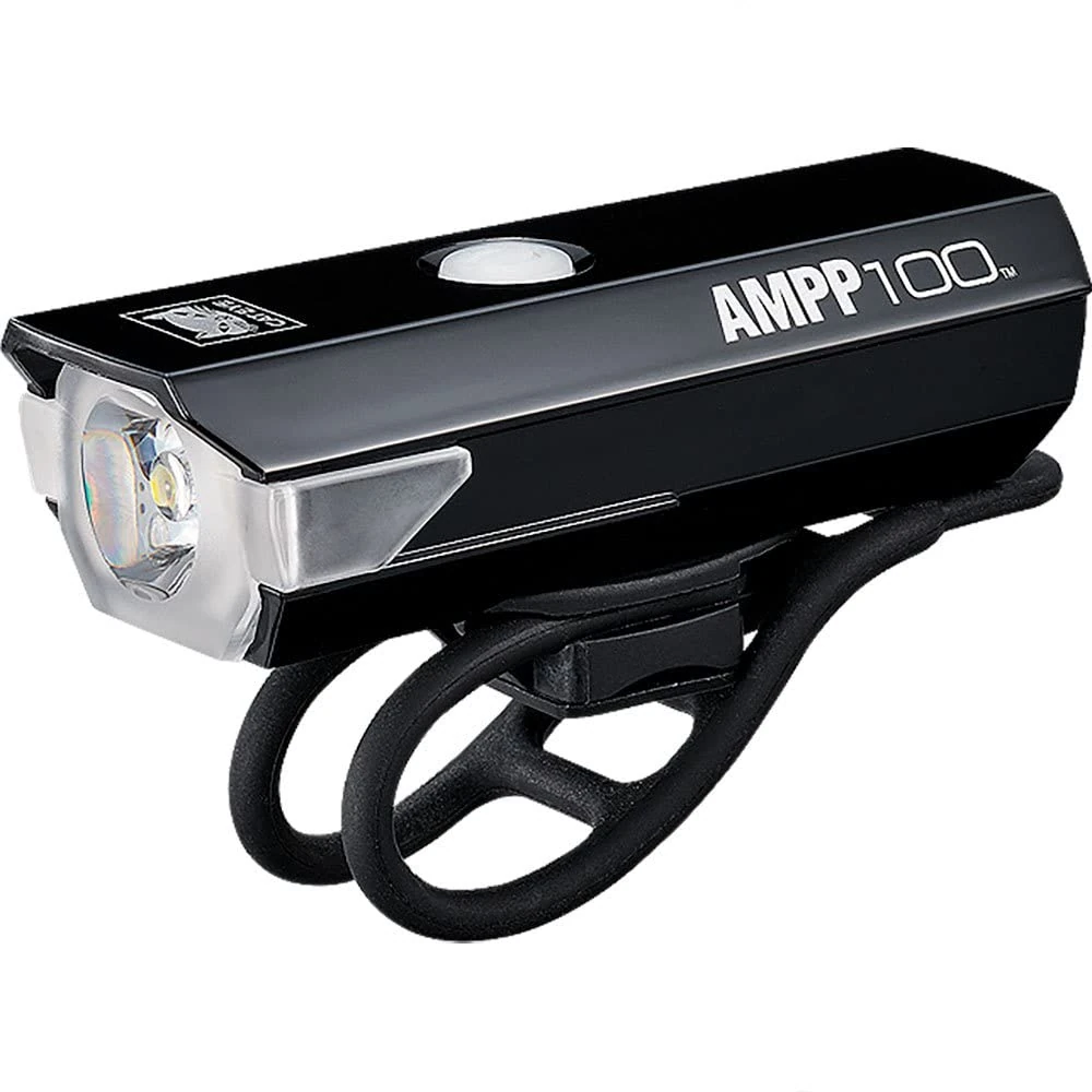 CatEye Unisex's AMPP 100 Front Bike Light Safety, Black, One Size