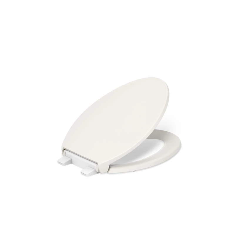 Kohler 24495-A-96 Border Toilet Seat, Biscuit, Elongated