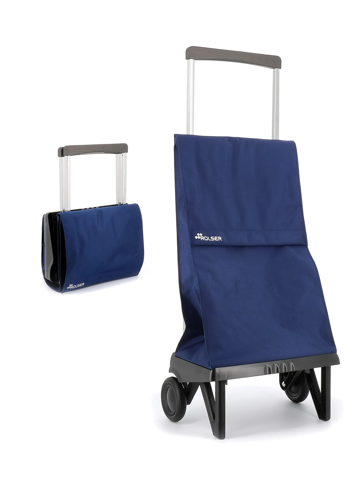 Rolser Plegamatic MF 2 Wheel Foldable Shopping Trolley - Klein