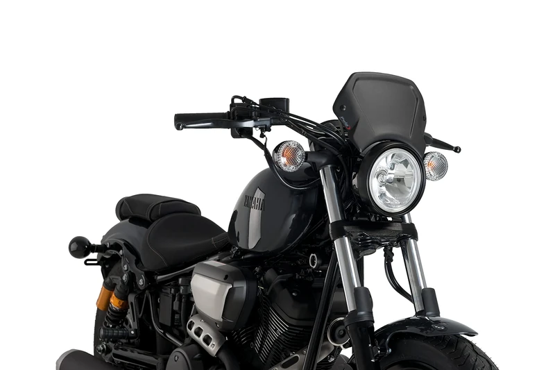 Puig 3813N Aluminium Frontal Plate Black