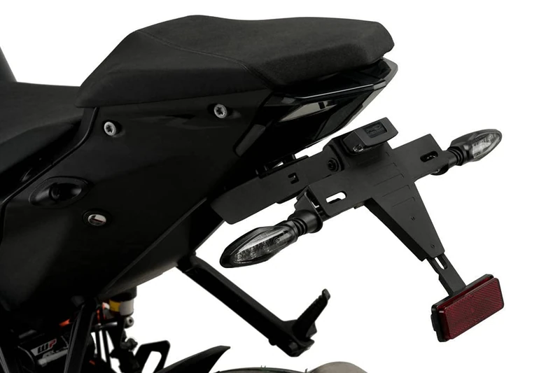 PUIG 20449N License plate holder holder, Black