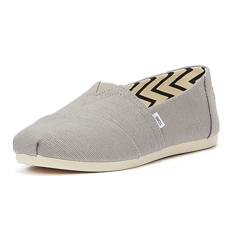 TOMS Womens Alpargata Espadrilles Shoes Grey 7 UK