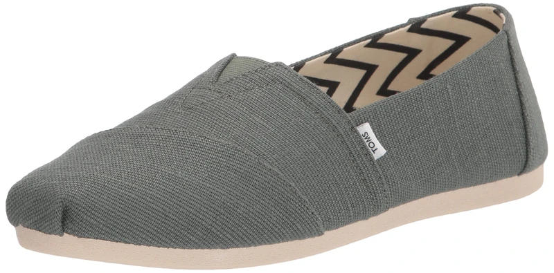 TOMS Women's Stylish Espadrilles - Eco-Friendly Recycled Cotton & Jute, Sustainable Footwear for Summer Comfort