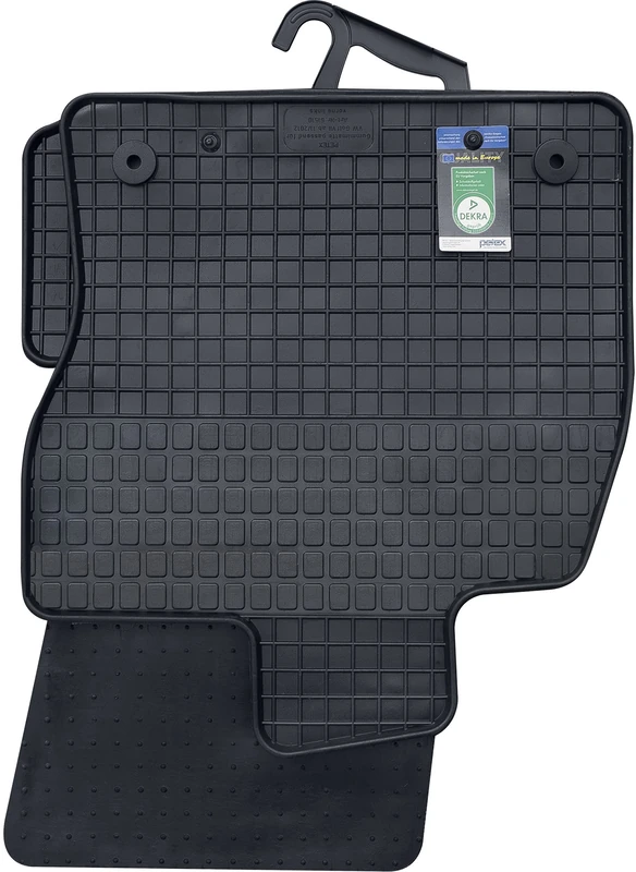 PETEX 61511 Rubber Mats for Golf VIII Variant from 01/2021 Black Set of 4