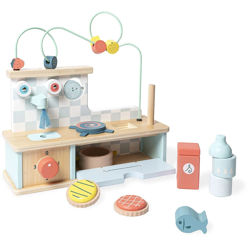 Vilac Multi-activity Wooden Kitchen Toy - From 18 Months 8122