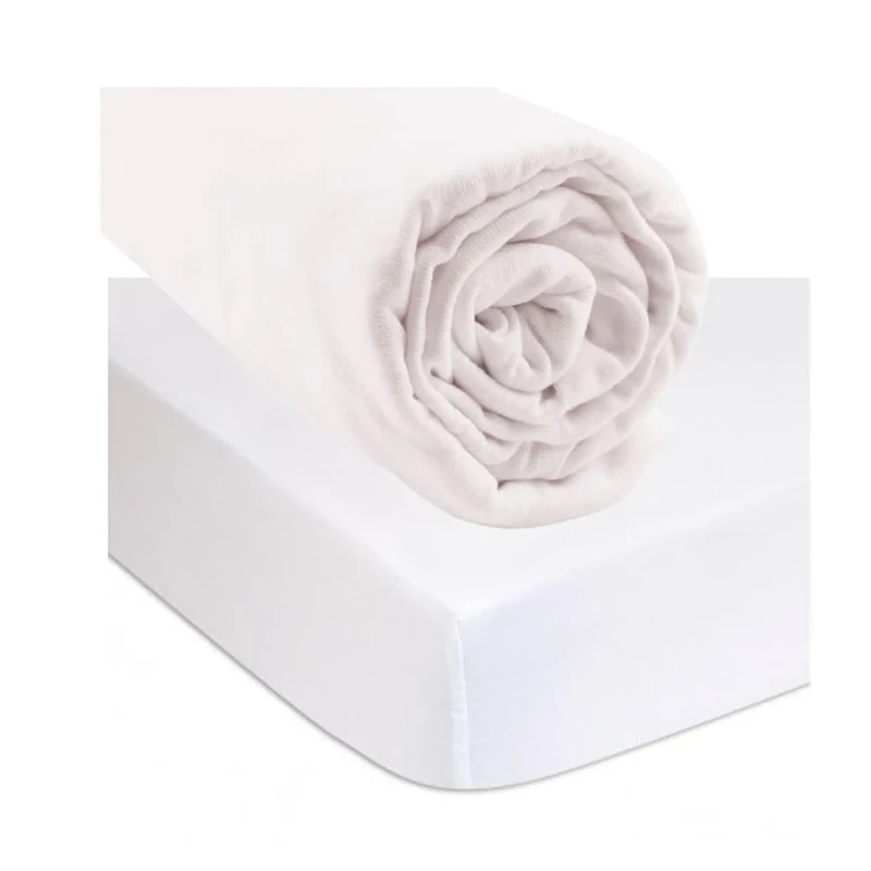 Fitted sheet, 160 x 200 cm, organic cotton