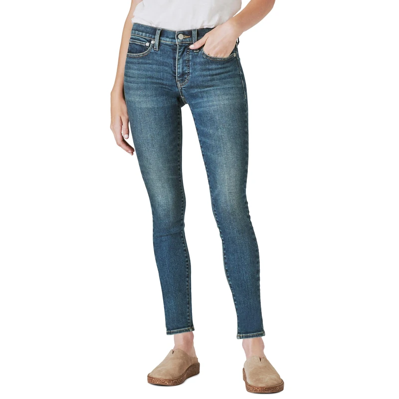 Lucky Brand Women's MID Rise AVA Skinny, Lyell, 27 (US 4)