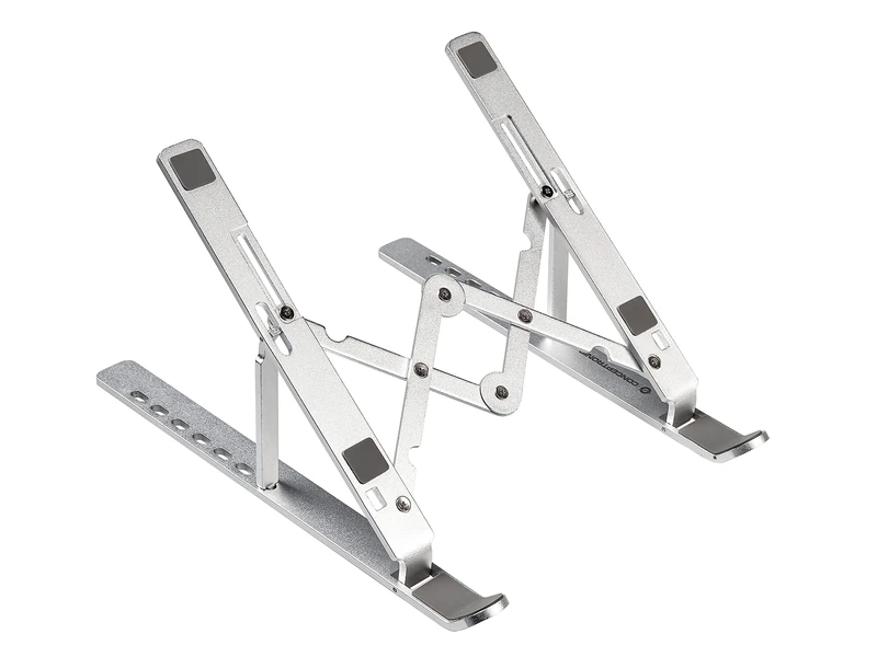 Conceptronic Folding laptop cooling stand, cooling stand (15.6 inches), ergonomic, adjustable 7 levels made of aluminium - Image 1