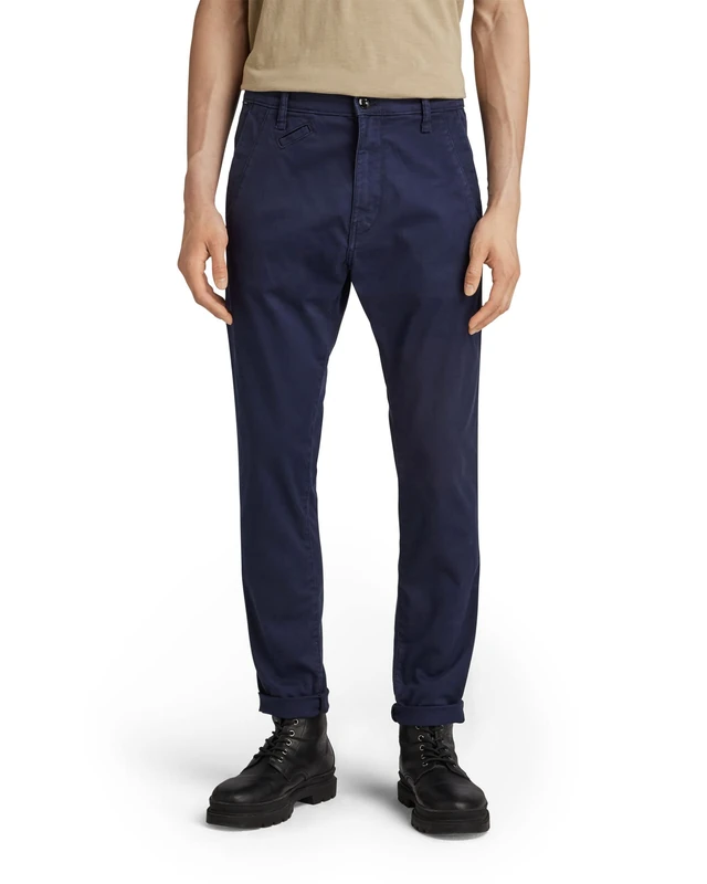 G-Star Men's Bronson 2.0 Slim Chino, Blue (warm sartho D21038-C072-C423), 26W / 30L