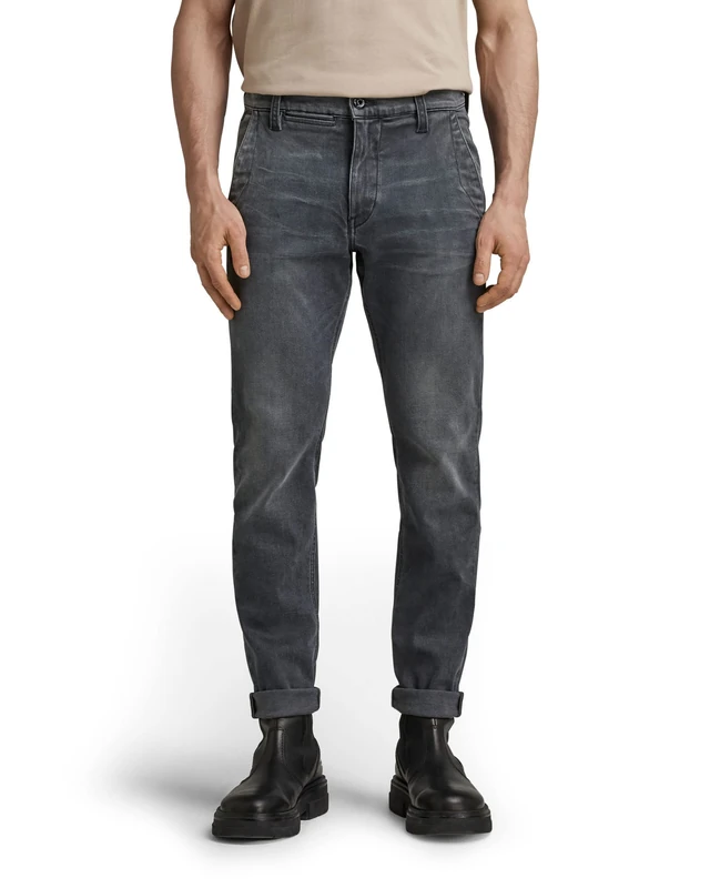 G-Star Men's Skinny Chino, Grey (faded blade D16985-C910-C778), 33W / 34L