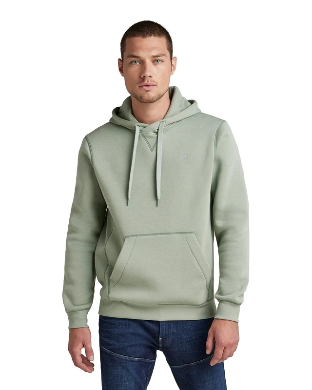 G-STAR Men's Premium Core Hoodie Sweater, Blue (iceberg green D16121-C235-C959), M