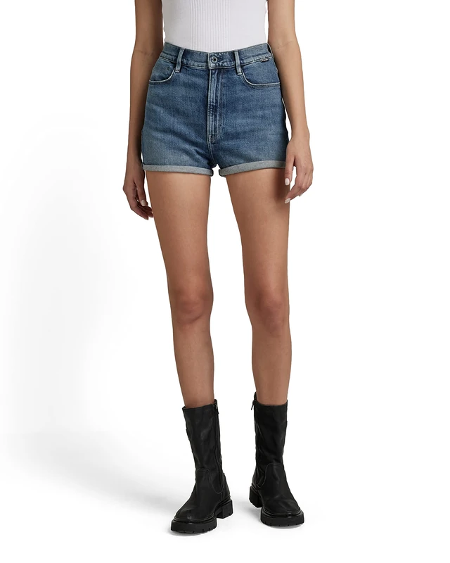 G-Star Women's Tedie Denim Shorts, Blue (faded santorini D21001-C911-C767), 24 - Image 1