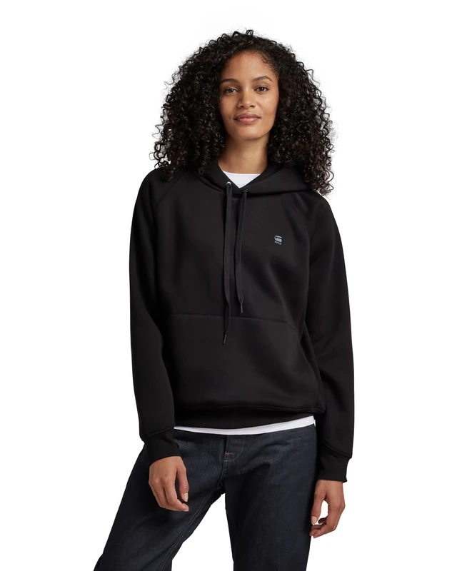 G-Star Women's Premium Core 2.0 Hooded Sweater, Black (dk black D21255-C235-6484), XXL - Image 1