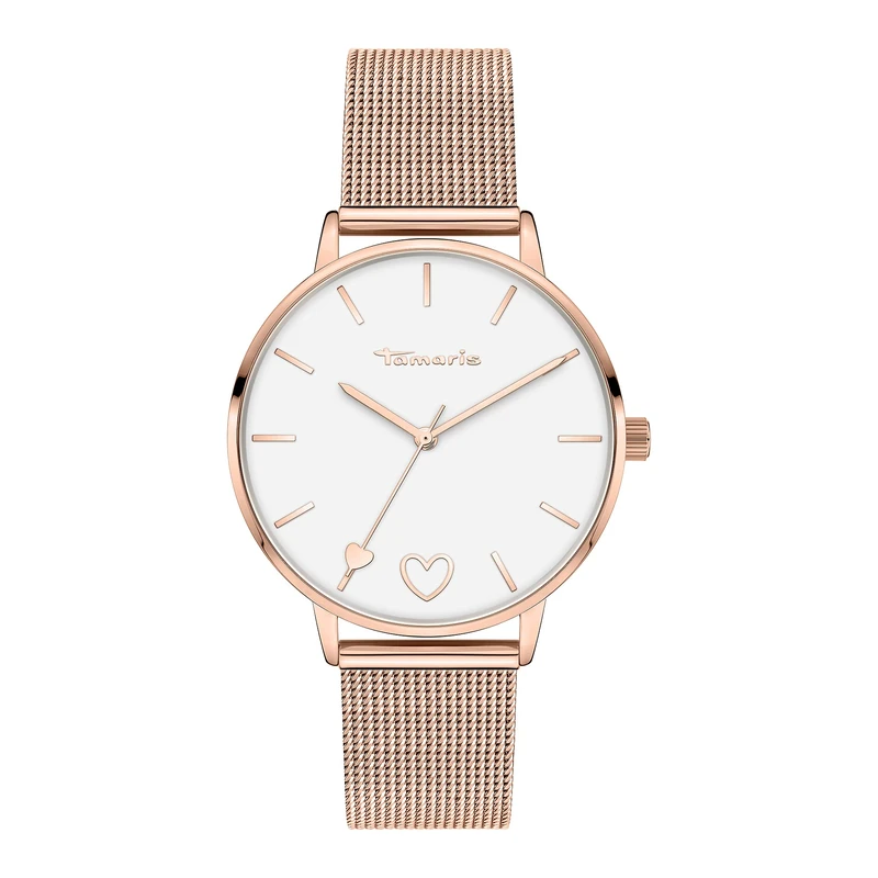 Tamaris Watch, IP Rose Gold-White, Bracelet