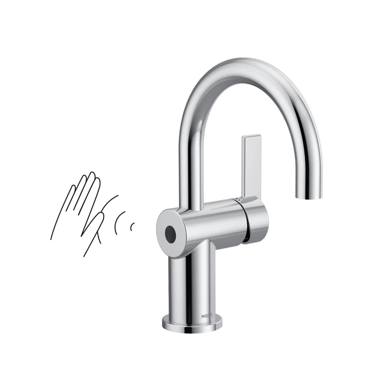 Moen 6221EW CIA Chrome Touchless Faucet - MotionSense Wave