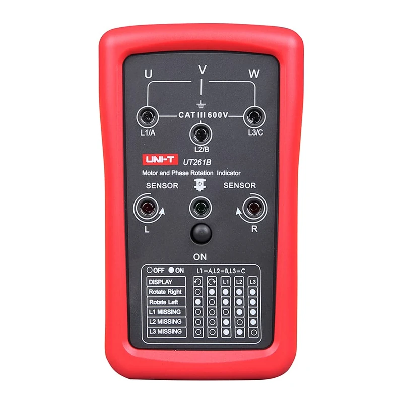 UNI-T UT261B Phase Sequence Tester Lack Phase Meter Motor Rotation Indicator AC 40 700V 90 600V (UT261B)