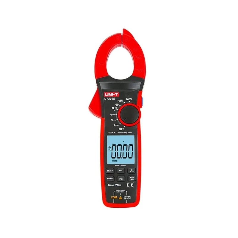 UNI-T UT205E Series UT200 True RMS Digital Meter Clamp, 1000A AC/DC, 10Hz-1MHz