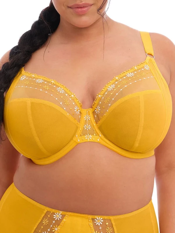 Elomi Matilda Underwired Plunge Bra (36DD, Daisy)
