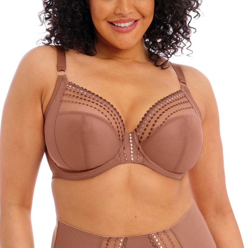 Elomi Matilda Underwired Plunge Bra (34JJ, Clove)