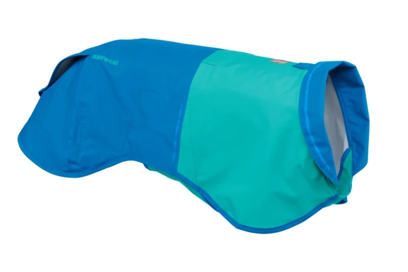 RUFFWEAR Sun Shower Rain Jacket, Lightweight Waterproof Raincoat for Dogs, XX-Small, Blue Dusk