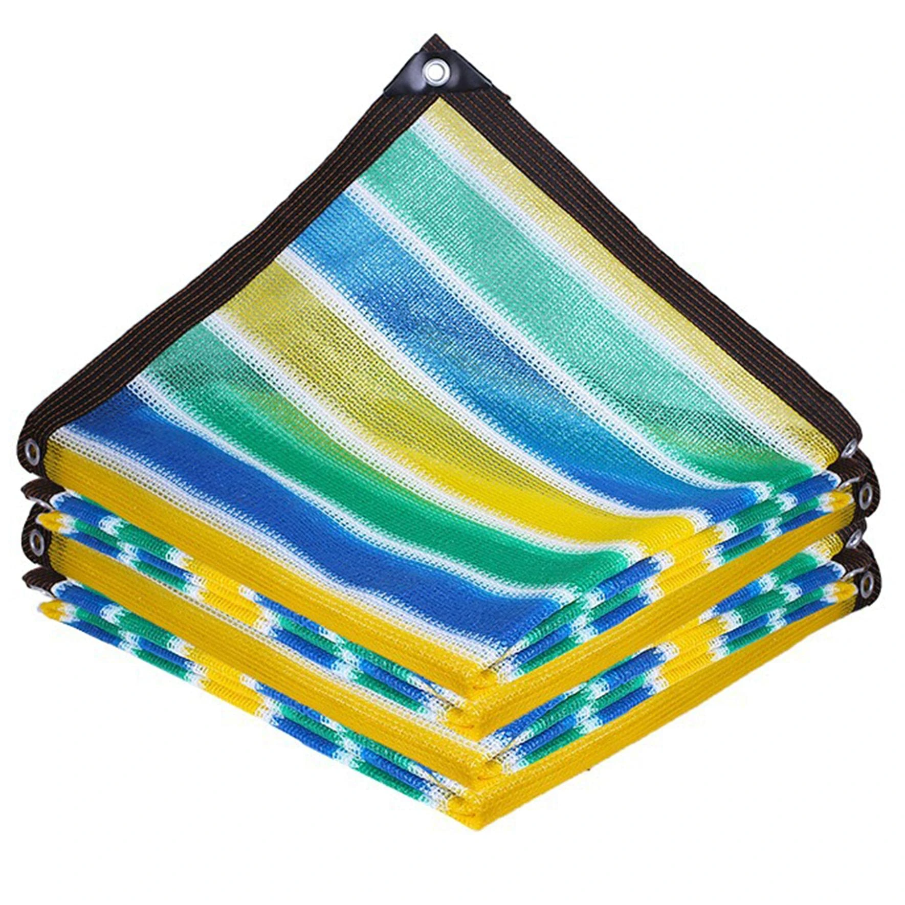 Stripes Sunblock Shade Cloth Net, Shade Cloth 80% Sunblock for Plants Greenhouse Cover,Patio Awning,Garden Tent Canopy for Plant Flower,Pet Kennels Outdoor 12-Pin (10mx40m/32.8ftx131.2ft)