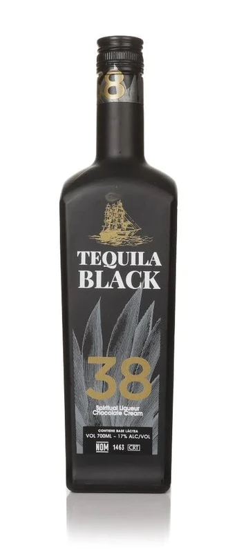 Tequila Black 38 Tequila Chocolate Cream Liqueur Notes of Cocoa and Vanilla 70cl 17% vol. Destilerias Espronceda