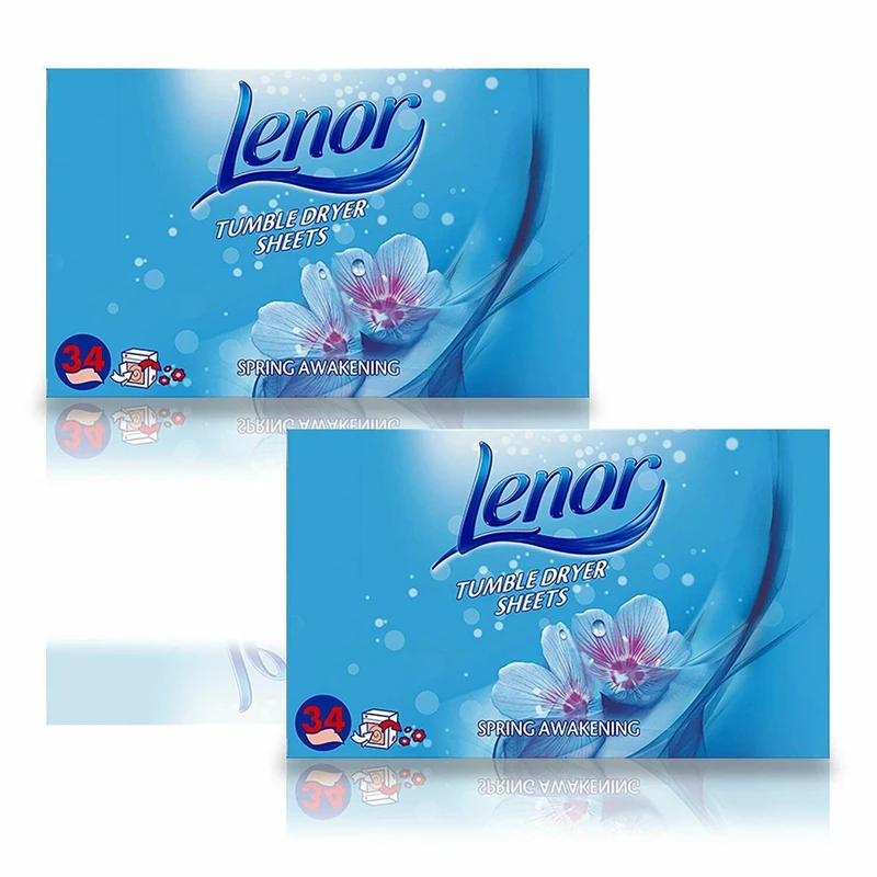 Lenor Spring Awakening Dryer Sheets - 2 Pack, 34 Sheets