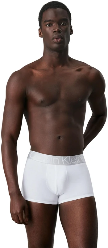 Calvin Klein Men's Trunk, Black/White/Grey Heather, S