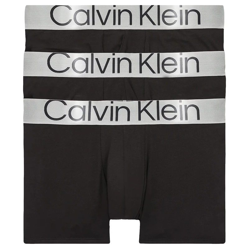 Calvin Klein Men's Trunk 3pk Trunk, Black 3130, M
