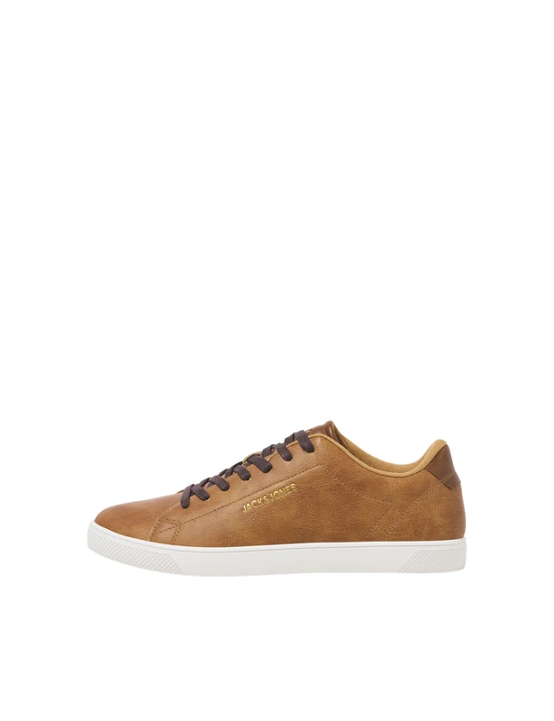JACK & JONES Mens Bosley Sneaker Trainers Cognac 10 UK