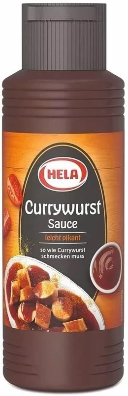 Hela Curry German Sausage Sauce Curry Ketchup BBQ Currywurst Tomato Fries Burger, 300ml