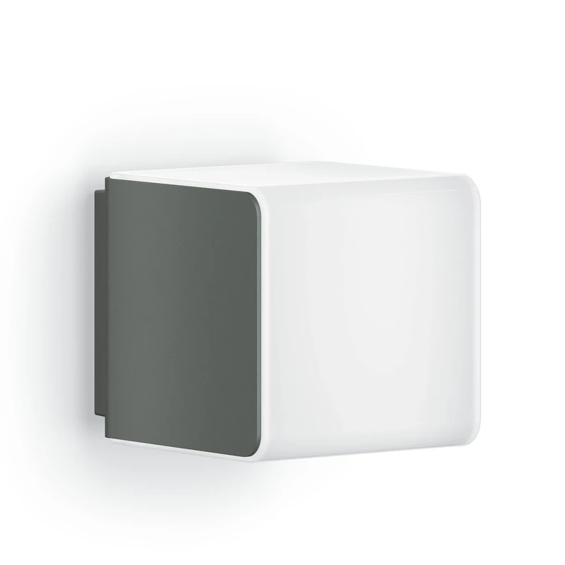 Steinel Outdoor Light L 830 C Anthracite, LED Wall Light, Without Sensor, Networkable via Bluetooth App, 9.1 W, Warm White