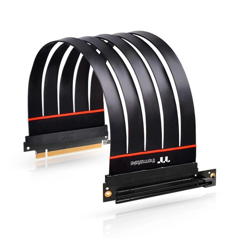 Thermaltake PCI Express Extender 90°/Black/PCI-E 4.0 16X/300mm