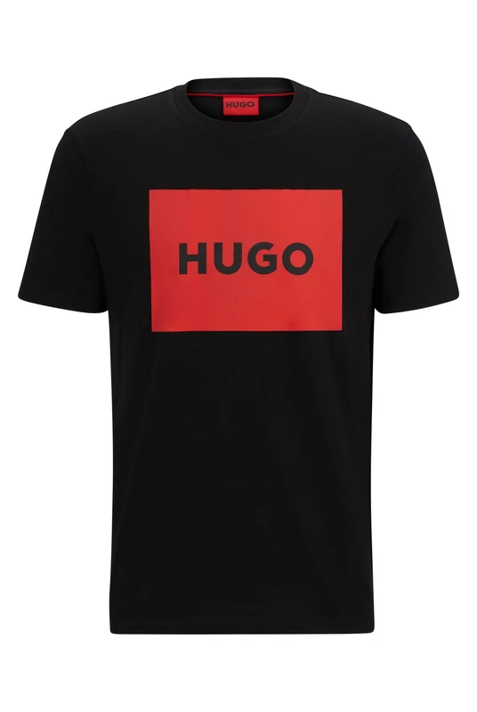 HUGO Men's Dulive222 T-Shirt, Black001, M - Image 1