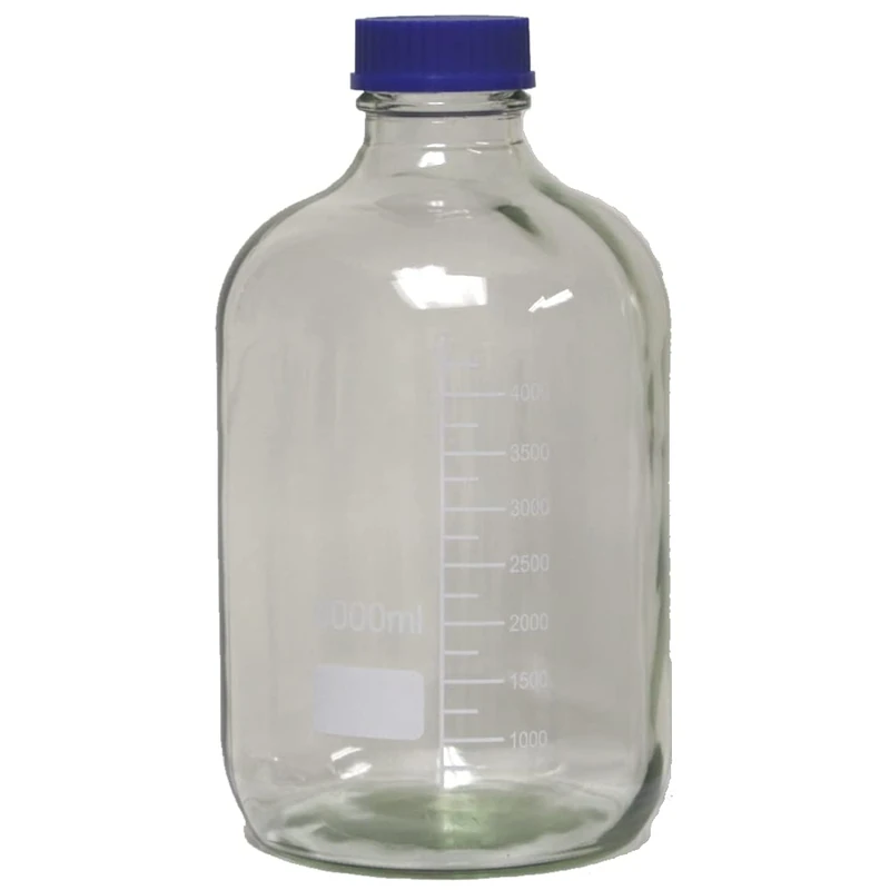 Karter Scientific 5000ml Borosilicate Glass Media Bottle