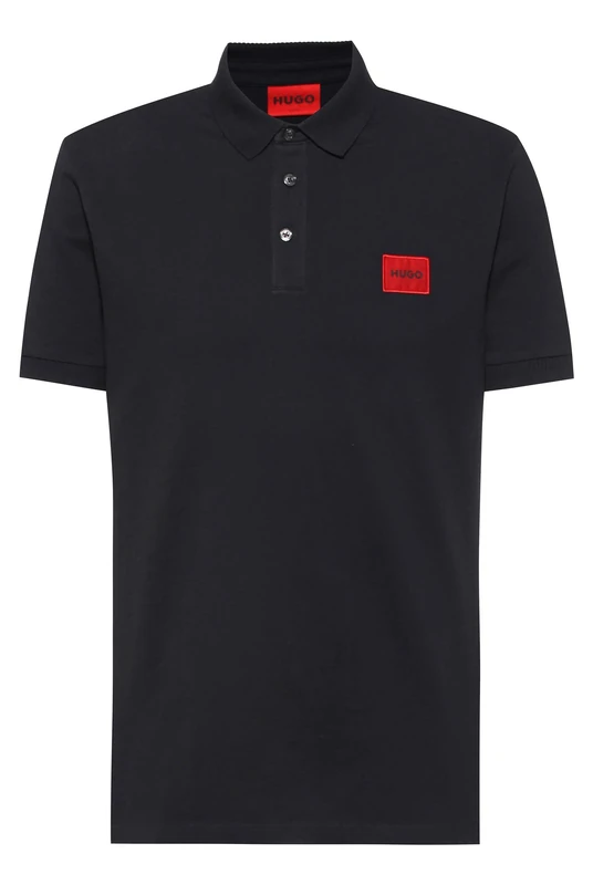 HUGO Men's Dereso222 Polo Shirt, Black001, L