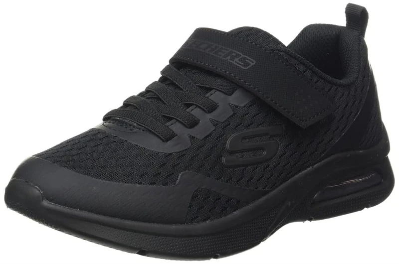 Skechers Boy's Microspec Max Torvix Sneaker, Black, 5 UK