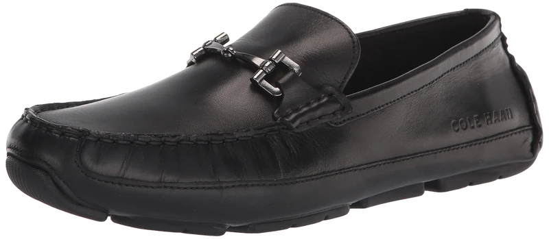 Cole Haan Men's Wyatt Bit Driver Driving Style Loafer, Black, 8.5 UK