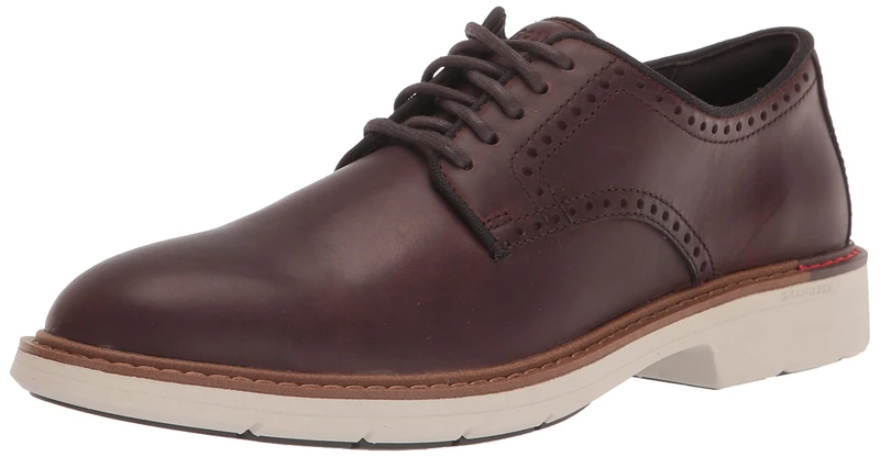 Cole Haan Men's Go-to Plain Toe Oxford, Dark Coffee, 8.5 UK