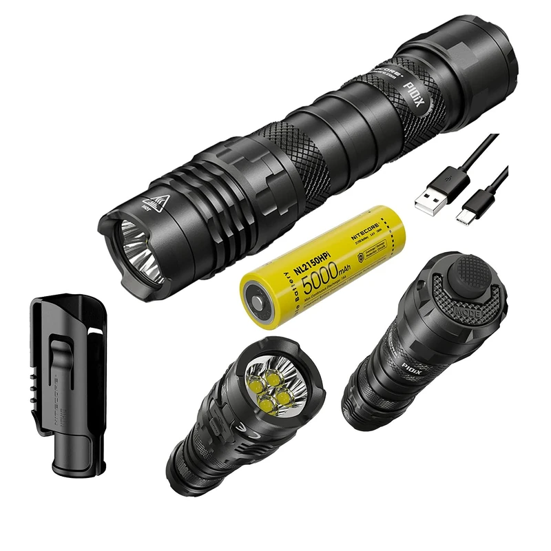 Nitecore P10iX Flashlight, Black