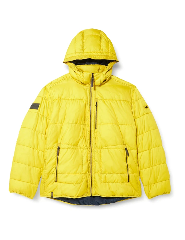camel active Men's Jacke Jacket, Yellow, Normal