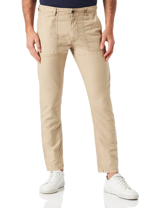 camel active Men's Chino Toronto Pants, Wood, 31/32
