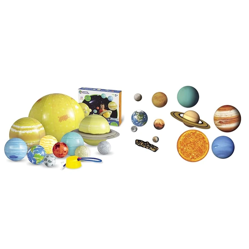 Learning Resources Inflatable Solar System Set Giant Magnetic Solar System