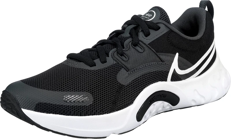 NIKE Renew Retaliation TR 3, Gymnastics Shoes, Black/White-Anthracite,