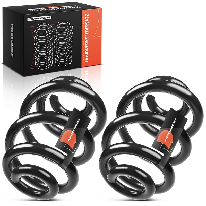 Frankberg 2x Coil Spring Rear axle Compatible with M.u.l.t.i.v.a.n V 2003-2015 Transporter V 2003-2015 Replace# 7H0511115F